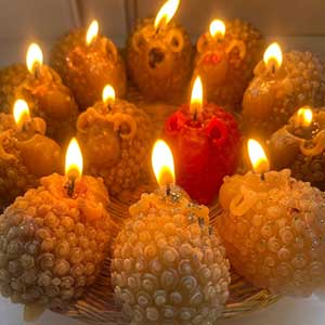12 velas borreguitos de la abundancia