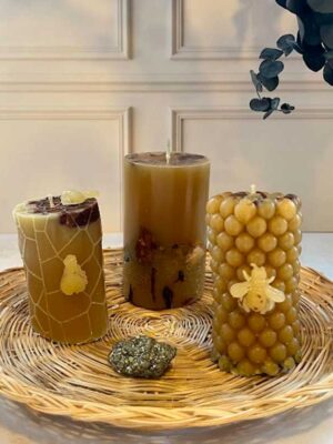 Kit de velas de miel naturales y poderosas.